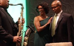 Man plays sax for Pastor and FirstLady